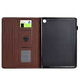 thumbnail image 5 of Case for Amazon Kindle Fire 7 12th Gen 2022, Fiber Texture PU Leather Folio Stand Cover Flip Tablet Case with Credit Card Slot & Auto Wake/Sleep & Magnetic Clasp for Fire 7 12th Gen 2022, Brown, 5 of 6
