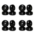 thumbnail image 1 of Roues de Skateboard avec Roulements 52X30mm Roues de Rue Pièces de Skateboard Cruiser Roues de Longboard (Ensemble de 16) Noir, 1 of 5