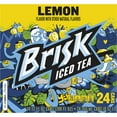 thumbnail image 3 of Lipton Brisk Lemon Iced Tea, 12 fl oz, 24 Pack Cans ( 2 Box ), 3 of 5