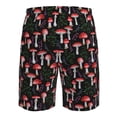 thumbnail image 6 of Naloa Red Mushrooms Men's Beach Shorts, Surfing shorts, Swim trunks, Quick Dry Swim Trunks for Surfing Beach Fun - Medium, 6 of 9