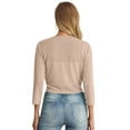 thumbnail image 6 of Cueply Women's 3/4 Sleeve Tie Front Cardigan Shrug Bolero Lightweight Top Summer Casual Short Shawl, 6 of 7