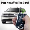 thumbnail image 6 of Key Fob Cover Compatible with Chevrolet Silverado 1500 2500HD 3500HD Tahoe Suburban Colorado Canyon GMC Sierra Yukon Keychain Case Holder Protector,Black, 6 of 7