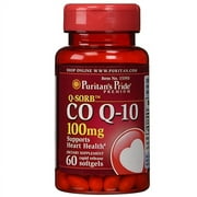 CoQ-10 100 mg Support Heart Health 60 Softgels