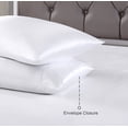 thumbnail image 6 of King Size Satin Pillowcase Set of 2 - White Silk Pillow Cases for Hair and Skin 20x36 inches, Satin Pillow Covers 2 Pack with Envelope Closure, 6 of 7