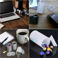 thumbnail image 7 of 40 Pieces Plastic Film Canister Holder 35MM Black and White Empty Camera Reel Storage Containers Case with Lids for Small Accessories Art Beads Coins Jewelry, 7 of 7