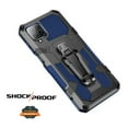 thumbnail image 3 of For Apple iPhone 14 Pro (6.1") Hybrid Heavy Duty Protection Shockproof Defender with Belt Clip and Kickstand Dual Layer Phone Case Cover by Xpression - Blue, 3 of 10