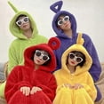 thumbnail image 4 of Unisex Teletubbies Costumes Disi Onesies Lala Cosplay Pajamas Adult Pyjamas Animal Sleepwear Jumpsuit, 4 of 5