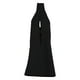 thumbnail image 2 of Vestido corto de cuello alto que deja ver el pecho, ideal para muñecas BJD de 1/6 y figuras de niñas de 12 pulgadas. negro, 2 of 9
