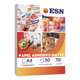 thumbnail image 1 of PAPEL ADHESIVO MATE ESN 115GR A4 50 H FOTOGRAFICO IMPRIMIR blanco A4, 1 of 9
