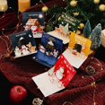thumbnail image 3 of Tarjetas 3D plegables de Feliz Navidad, muñeco de nieve, tarjeta de felicitación del Festival de Santa, decoración de Navidad, fiesta de año nuevo, invitación, regalo, postal, 3 of 4