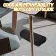 thumbnail image 4 of WRITWAA 1Pcs Coussin Repose-Pieds Ergonomique en Polyester Noir pour Bureau et Maison, 4 of 7