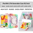 thumbnail image 2 of LTROP iPad 10.2 Case 2021/2020/2019 - iPad 9th/8th/7th Generation Case for Kids, Shockproof Kids iPad 10.2 Case with Pencil Holder/360 Rotating Stand/Hand Strap for iPad 9/8/7 10.2-inch, Rose Gold, 2 of 9