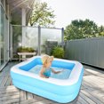 thumbnail image 3 of ITFABS Inflatable Swimming Pool Wear-resistant Paddling Pool Home Swim Supplies, 3 of 9