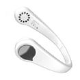 thumbnail image 3 of Ventilador de refrigeración sin hojas, con cuello giratorio de 360 ​​°, ventilador de aire colgante, enfriador ajustable, recargable, color blanco Methold HA004931-01B, 3 of 6