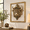 American Bison - 1, variant on Assorted Animals - 5 Wall Sculptures with Metal Frame for Living Room Bedroom Office
