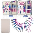 thumbnail image 2 of Kit de cortaúñas 15/18 piezas Kit de aseo de tijeras de uñas de acero inoxidable Cuidado de las uñas Cortaúñas Cortador de uñas Lima de uñas Tijeras afiladas para uñas de los pies Muyoka Hogar, 2 of 6