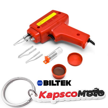 Biltek NEW 7pc Soldering Gun Kit w/Case Iron Solder 100W ...