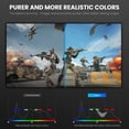 thumbnail image 4 of Monitor Curvo CRUA 27 Pulgadas Full HD 99% sRGB sin Marco para Oficina y Juegos, 4 of 7