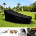 thumbnail image 2 of JTWEEN 2/1Pcs Sun Lounger Covers, Lounger Chair Cover, Outdoor Garden Sunbed Cover, Windproof, Waterproof Outdoor Patio Sun Lounger Cover, 2 of 9