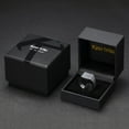 thumbnail image 4 of King Will Men's Silver Gunmetal Tungsten Signet Rings Thumb Pinky Biker Band Ring For Men High Polished Plain Wedding Statement Ring Comfort Fit, Size 11, 4 of 7