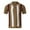 Z96Brown, variant on Men's Four Seasons Leisure Fashion Assorted Colors Design Lapel Button Short Sleeve Tops Stylish Comfortable Breathable Handsome Men's Polo Shirt