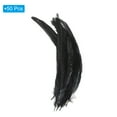 thumbnail image 3 of Uxcell 10-12 Inch Plumas de gallo, paquete de 50 plumas naturales al por mayor para manualidades estilo 1, negro, 3 of 6