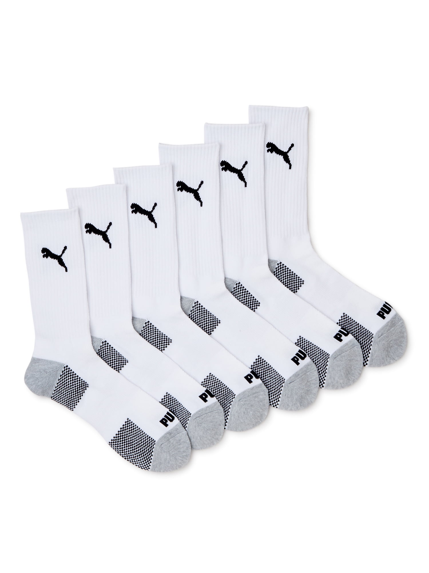 Men's Crew Socks, 6-Pack - Walmart.com