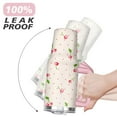 thumbnail image 6 of 40oz Red Cherry Fruit Pattern Stainless Steel Flip Straw Tumbler Spill Proof Travel Cup Double Wall Vacuum Insulated Coffee Mug with Top Handle, 6 of 6
