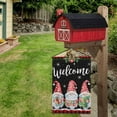 thumbnail image 6 of JOOCAR Winter Garden Flag Christmas Gnome Pattern Double Sided Design High Quality Burlap Weather Resistant and Fade Resistant Christmas Outdoor Yard Indoor Party Decoration Dimensions: 18 x 12 inches, 6 of 7