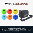 thumbnail image 6 of Hathaway Disc Golf Starter Set with 6 Discs – Three Drivers, Two Mid-Range and One Approach/Putter with Included Case 165 – 172-gram, 8.25-in, 6 of 7
