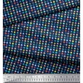 thumbnail image 3 of Soimoi Silk Fabric Abstract Dots Shirting Printed Craft Fabric by The Yard 42 Inch Wide, 3 of 3