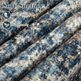 thumbnail image 3 of Hasoo 5' x 7' Area Rug for Living Room Boho Vintage Rug Non Slip Throw Rugs Floral Bedroom Rug, Blue, 3 of 5