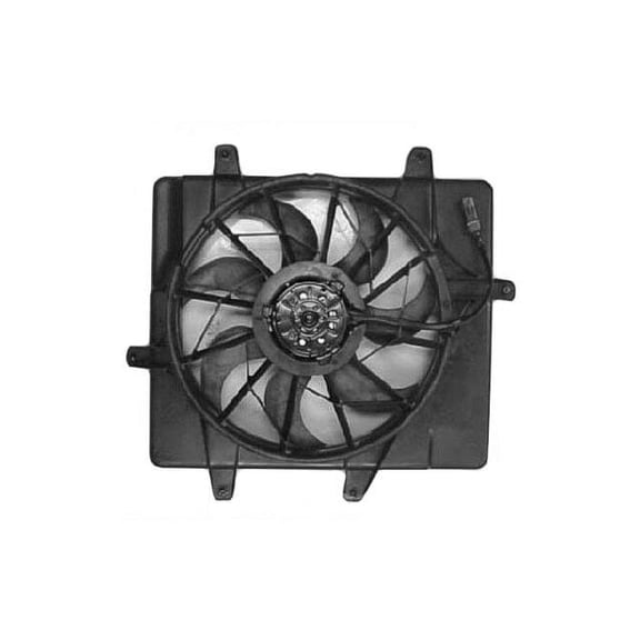 Radiator Fan Assembly - Compatible with 1999 - 2003 Jeep Grand Cherokee 2000 2001 2002