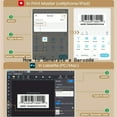 thumbnail image 3 of M110 Label Maker Machine - With 3 Label BT Label Maker For For Business Labeling, Barcode, Office, Cable, Retail, With Fonts Choose, Icons, Templates, 3 of 5