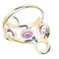 thumbnail image 3 of Faceted Amethyst Ring Size 8 (925 Sterling Silver)  - Handmade Boho Vintage Jewelry RING132638, 3 of 3