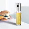 thumbnail image 6 of Olive Oil Sprayer Mister Bottle, Vinegars Spray Dispensers Condiment Container, Olive Oil Sprayer Bottle for Cooking Kitchen Accessories Argent, 6 of 8