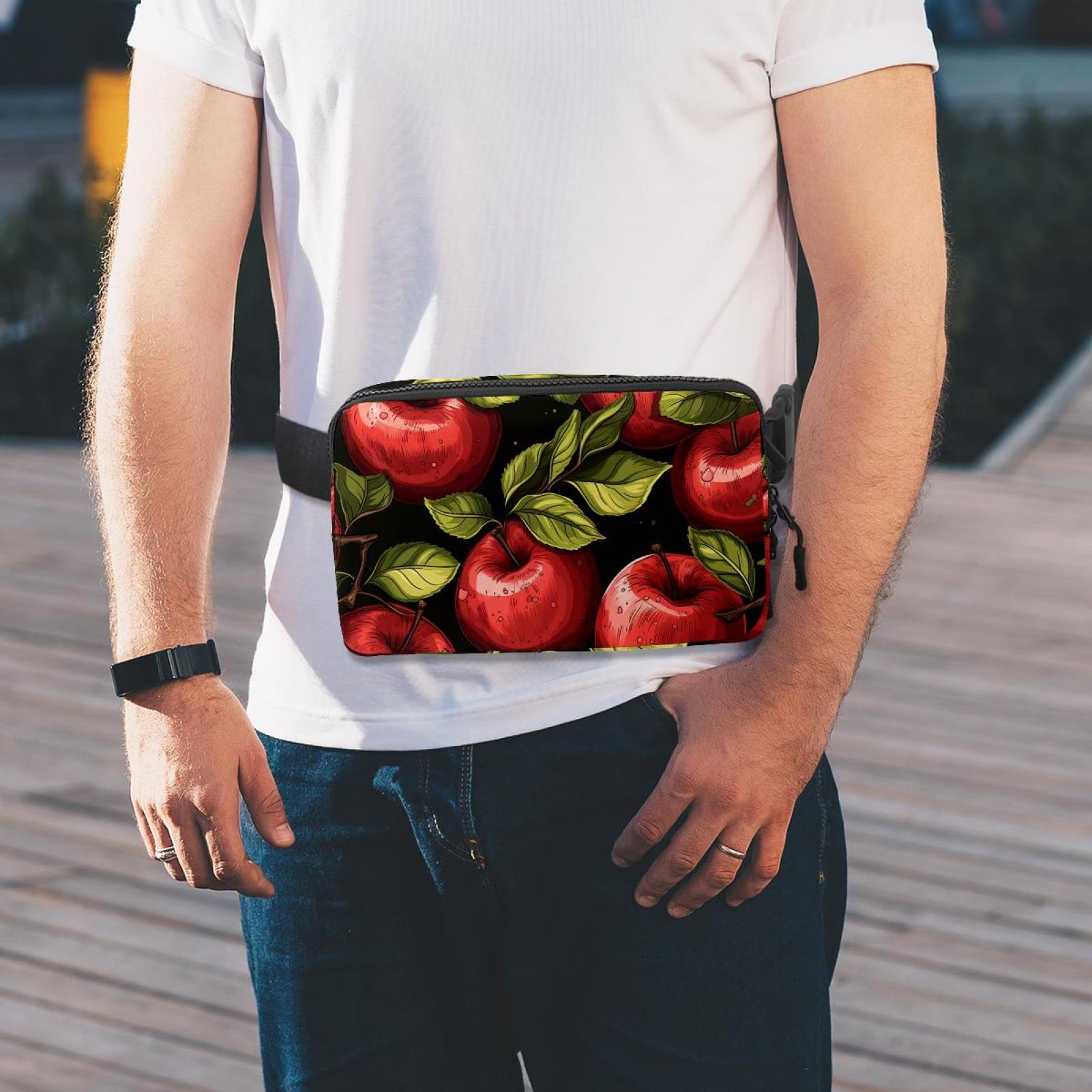 Fruit Lightweight Crossbody Bag Fanny Pack Waist Bag Adjustable Extension Strap Unisex Bag