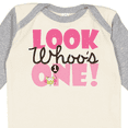 thumbnail image 4 of Inktastic Look Who is One Owl Girls Long Sleeve Baby Bodysuit, 4 of 5