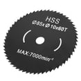thumbnail image 1 of Circular Saw Blade, High In Hardness Black Mini Saw Blade, Durable In Use For Home Industry Diy Enthusiasts Workshop, 1 of 8