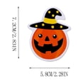 thumbnail image 3 of CXALSSY Halloween Decor, Halloween Decorations, Halloween Decorations Indoor, Halloween Indoor Decor, 50pcs Halloween Pumpkin Ghost Card, 3 of 6