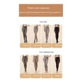 thumbnail image 3 of Leggings de cintura alta para mujer – Pantalones estampados suaves y opacos con control de barriga para correr, ciclismo, yogaGris bL(60-100KG), 3 of 5