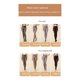 thumbnail image 3 of Leggings de cintura alta para mujer – Pantalones estampados suaves y opacos con control de barriga para correr, ciclismo, yogaNegro aL(60-100KG), 3 of 5