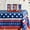 Multicolor#15, variant on Fourth of July Wooden Tabletop Decor with USA Lettering for Independence Day, Patriotic Home Decorations Centerpiece for Mantel, Desktop, or Party