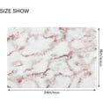 thumbnail image 2 of GZHJMY Marble Rose Gold Bathroom Rug 24"×16",Non-Slip High Absorbent Bath Mat Rug Machine Washable Bahtub Mats, 2 of 7