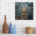 thumbnail image 6 of WOBOGO The Tower Of Paris Wall Clock 7.78 Inch Battery Operated Silent Unit Square Rustic Vintage Style for Home Bedroom Office Black Pointer, 6 of 8