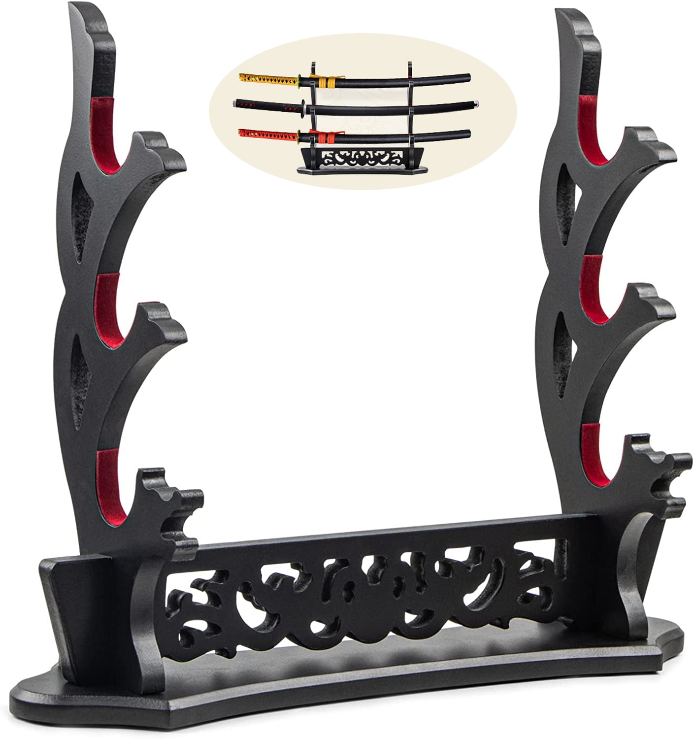 Katana, Katanakake - Ancien Porte-épée De Samouraï - Bois - - Catawiki