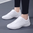 thumbnail image 5 of White Cheerleading Shoe Fitness Training Athletic Sport Competition Tennis Sneakers Youth Adult Cheer Shoes, 5 of 8