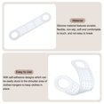 thumbnail image 4 of Uxcell 50Pack Non-Slip Silicone Hanger Grips Clothes Hanger Strips, Clear 4.13" x 0.79", 4 of 6