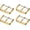 Gold Tone, variant on Watch Band Replacement Buckle 316L Stainless Steel Clasp for Leather Silicone Nylon Canvas Silver Tone 20mm