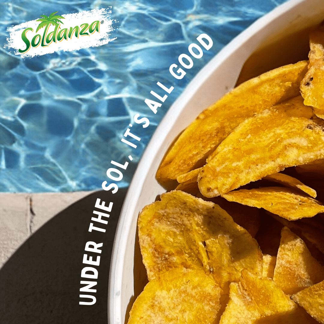 Soldanza Croustilles de Plantain Poivre Doux 42 g Soldanza Poivre Doux